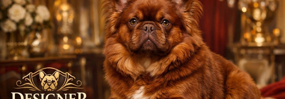 rojo fluffy frenchie